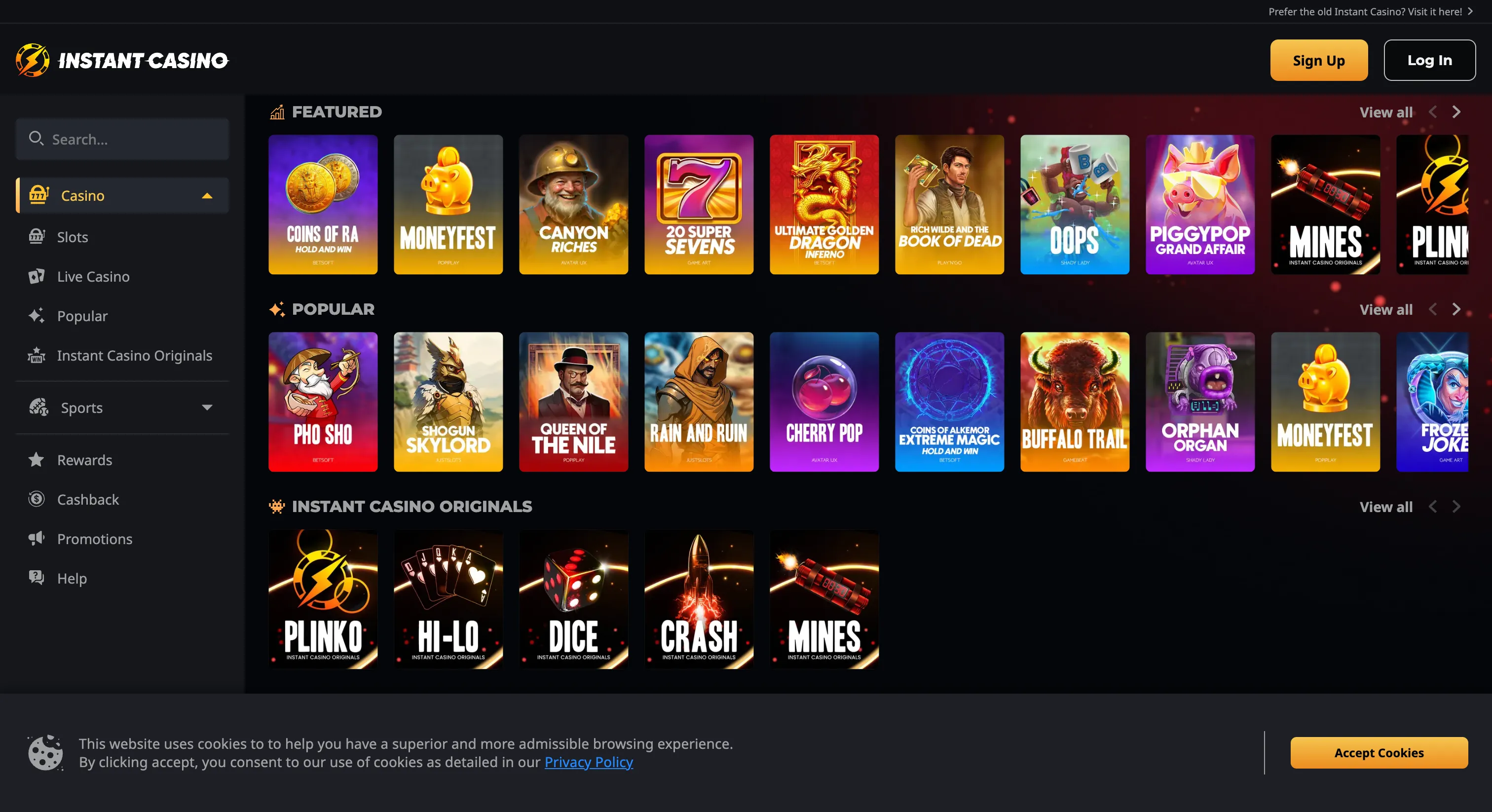 Instant Casino in New Zealand